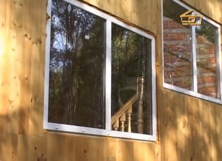 Современные теплые окна в деревянном доме